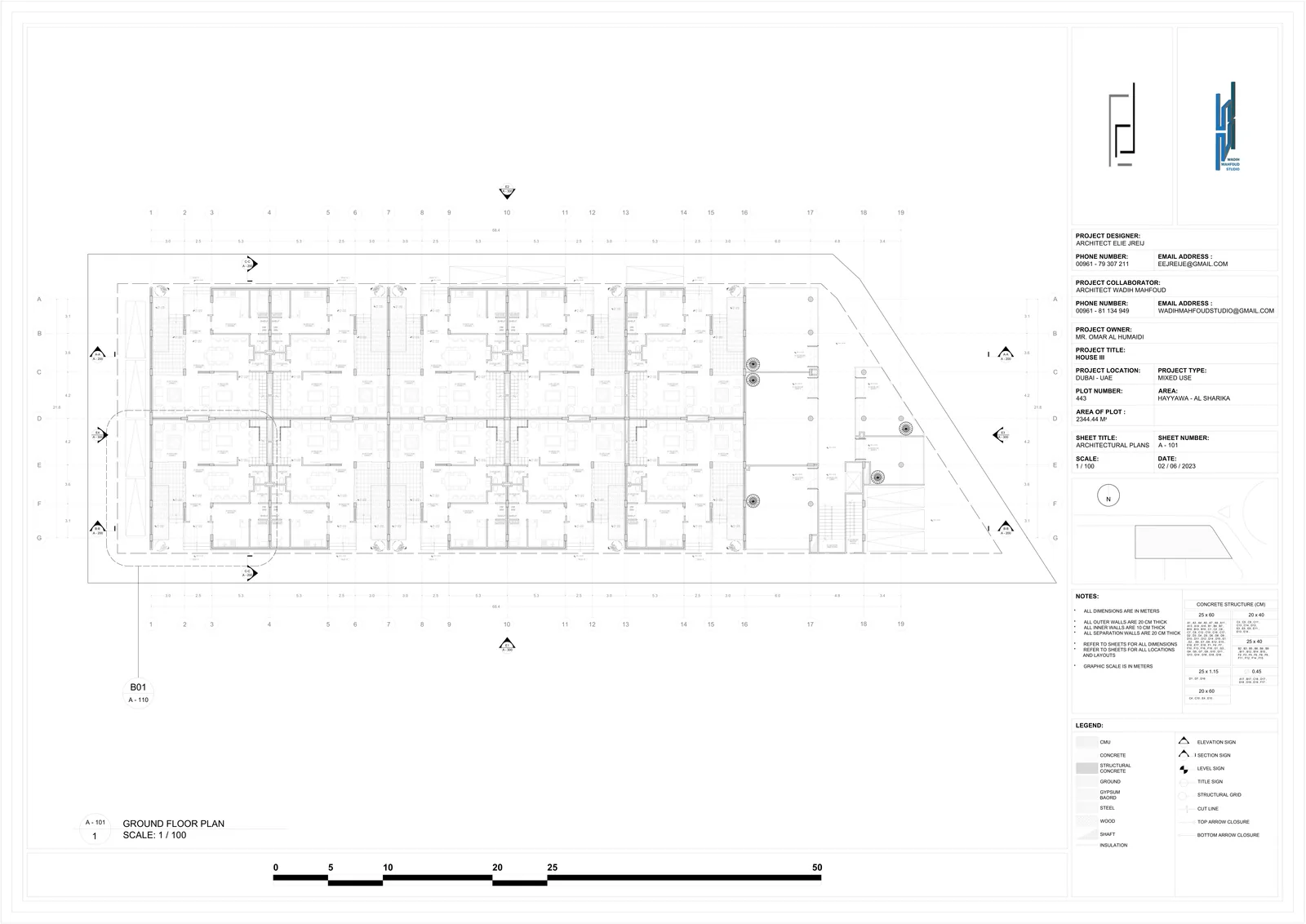 House III plan – BIM EEC project